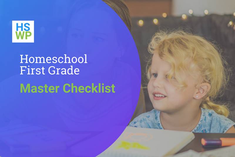 Homeschool First Grade Master Checklist - Homeschool Workplans