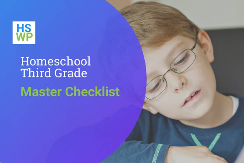 Homeschool Third Grade Master Checklist - Homeschool Workplans